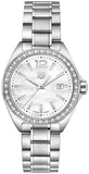 Tag Heuer Formula 1 Diamonds Mother of Pearl White Dial Silver Steel Strap Watch for Women - WBJ141A.BA0664