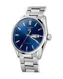 Tag Heuer Carrera Day Date Blue Dial Silver Steel Strap Watch for Women - WBN2012.BA0640