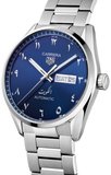 Tag Heuer Carrera Automatic Blue Dial Silver Steel Strap Watch for Men - WBN2016.BA0640