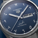 Tag Heuer Carrera Automatic Blue Dial Silver Steel Strap Watch for Men - WBN2016.BA0640