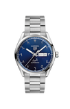 Tag Heuer Carrera Automatic Blue Dial Silver Steel Strap Watch for Men - WBN2016.BA0640