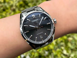 Tag Heuer Carrera Date Black Dial Silver Steel Strap Watch for Men - WBN2110.BA0639