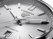 Tag Heuer Carrera Date Silver Dial Silver Steel Strap Watch for Women - WBN2111.BA0639