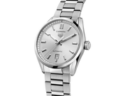 Tag Heuer Carrera Date Silver Dial Silver Steel Strap Watch for Women - WBN2111.BA0639