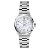 Tag Heuer Carrera Mother of Pearl Dial Silver Steel Strap Watch for Women - WBN2410.BA0621