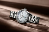 Tag Heuer Carrera Date Diamonds Mother of Pearl Dial Silver Steel Strap Watch for Women - WBN2414.BA0621