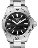 Tag Heuer Aquaracer Professional 200 Quartz Black Dial Silver Steel Strap Watch for Men - WBP1110.BA0627