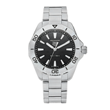 Tag Heuer Aquaracer Professional 200 Quartz Black Dial Silver Steel Strap Watch for Men - WBP1110.BA0627