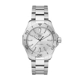 Tag Heuer Aquaracer Professional 200 Quartz Silver Dial Silver Steel Strap Watch for Men - WBP1111.BA0627