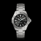 Tag Heuer Aquaracer Professional 200 Solargraph Quartz Black Dial Silver Steel Strap Watch for Men - WBP1180.BF0000