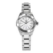 Tag Heuer Aquaracer Professional 200 Quartz White Dial Silver Steel Strap Watch for Women - WBP1411.BA0622