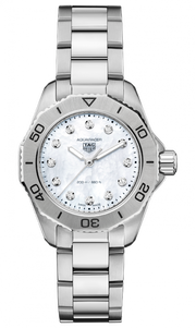 Tag Heuer Aquaracer Professional 200 Quartz White Dial Silver Steel Strap Watch for Women - WBP1411.BA0622