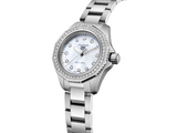 Tag Heuer Aquaracer Professional 200 Quartz Diamond Mother of Pearl Dial Silver Steel Strap Watch for Women - WBP1417.BA0622