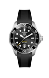 Tag Heuer Aquaracer Professional 300 Automatic Black Dial Black Rubber Strap Watch for Men - WBP201A.FT6197