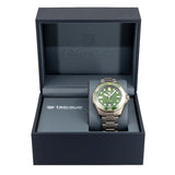 Tag Heuer Aquaracer Professional 300 Automatic Green Dial Silver Steel Strap Watch for Men - WBP208B.BF0631