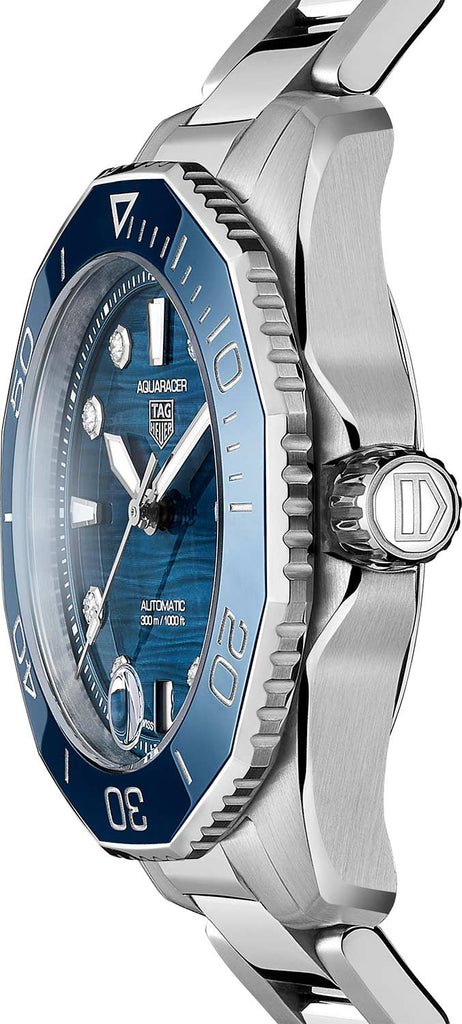 Tag Heuer Aquaracer Professional 300 Stainless Steel Bracelet Watch Silver