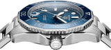 Tag Heuer Aquaracer Professional 300 Automatic Diamonds Blue Dial Silver Steel Strap Watch for Women - WBP231B.BA0618