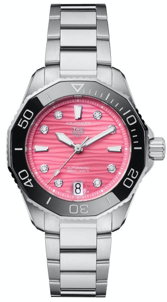 Tag Heuer Aquaracer Professional 300 Automatic Diamonds Pink Dial