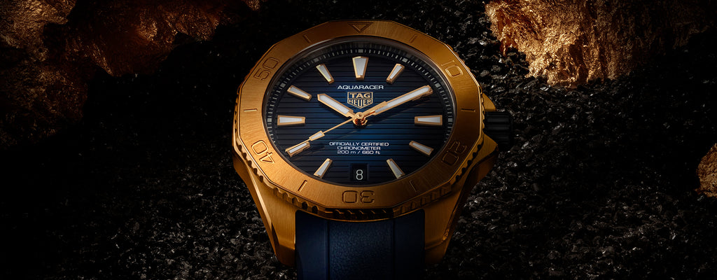 Tag heuer shop aquaracer blue gold