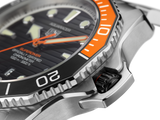 Tag Heuer Aquaracer Professional 1000 Superdiver Automatic Black Dial Silver Steel Strap Watch for Men - WBP5A8A.BF0619