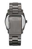 Fossil Machine Chronograph Black Dial Grey Steel Strap Watch for Men - FS4774