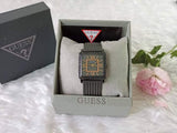 Guess Highline Black Dial Black Mesh Bracelet Watch for Women - W0826L4