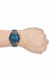 Fossil Bronson Chronograph Blue Dial Grey Steel Strap Watch for Men - FS5711