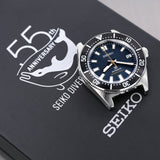 Seiko Prospex Automatic 1965 Dive 55th Anniversary Limited Edtion Blue Dial Silver Steel Strap Watch For Men - SPB149J1