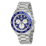 Tag Heuer Formula 1 Jam Tangan Tali Baja Perak Dial Biru untuk Pria - CAZ1018BA0842