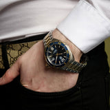 豪雅 Formula 1 模拟石英 41 毫米蓝色表盘两色钢表带男士手表 - WAZ1120.BB0879