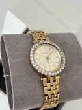 Michael Kors Darci Analog Gold Dial Gold Steel Strap Watch For Women - MK4513