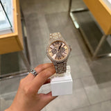 Michael Kors Camille Multifunctional Crystals Rose Gold Dial Rose Gold Steel Strap Watch for Women - MK6961