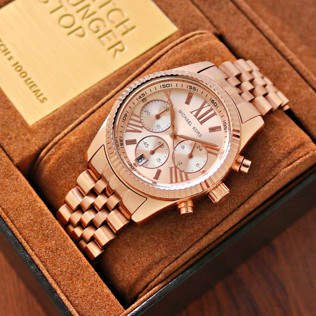 Lexington Orologio Kors Rosa Michael Kors Lexington Rose Gold