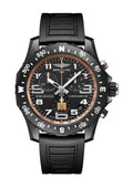 Breitling Endurance Pro Ironman Black Dial Black Rubber Strap Watch for Men - X823101B1B1S1