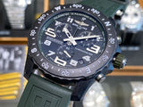 Breitling Endurance Pro Black Dial Green Rubber Strap Watch for Men - X82310D31B1S1