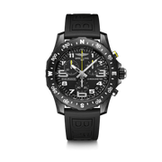 Breitling Endurance Pro Black Dial Black Rubber Strap Watch for Men - X82310E51B1S1