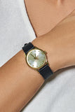Gucci G Timeless Quartz Silver Dial Black Leather Strap Watch For Women - YA1265023