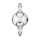 Gucci Guccissima Brown Dial Silver Steel Strap Watch For Women - YA134302