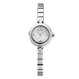 Gucci Diamantissima Quartz Diamonds White Dial Silver Steel Strap Watch For Women - YA141503