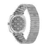 Gucci Grip Quartz Silver Dial Silver Steel Strap Watch For Men - YA157501