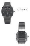 Gucci Grip Quartz Grey Dial Grey Steel Strap Watch For Men - YA157429