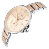 Tommy Hilfiger Angela Chronograph Pink Dial Two Tone Steel Strap Watch for Women - 1782127