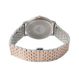 Emporio Armani Kappa Quartz Silver Dial Two Tone Mesh Bracelet Watch For Men - AR11093