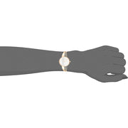 Calvin Klein Drift White Dial Rose Gold Steel Strap Watch for Women - K6S2N616