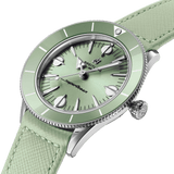 Breitling Superocean Heritage '57 Pastel Paradise Green Dial Green Leather Strap Watch for Women - A10340361L1X1