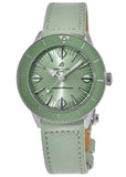 Breitling Superocean Heritage '57 Pastel Paradise Green Dial Green Leather Strap Watch for Women - A10340361L1X1