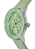 Breitling Superocean Heritage '57 Pastel Paradise Green Dial Green Leather Strap Watch for Women - A10340361L1X1