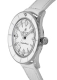 Breitling Superocean Heritage '57 Pastel Paradise White Dial White Leather Strap Watch for Women - A10340A71A1X1