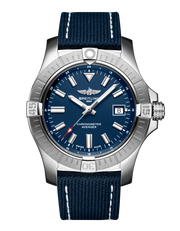 Breitling Avenger Automatic 43 Blue Dial Blue Nylon Strap Watch for Men - A17318101C1X1