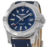 Breitling Avenger Automatic 43 Blue Dial Blue Nylon Strap Watch for Men - A17318101C1X1